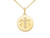 Medical Charm Pendant Necklace in 14K Yellow Gold with Chain - 02QGG00407