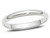 Ladies 14K White Gold 3mm Wedding Band Ring - 08QGG2030GFW-4.5