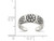 Sterling Silver Antiqued Toe Ring - 69QGG1919W