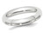 Ladies or Mens Platinum 4mm Comfort Fit Polished Wedding Band Ring - 28QGG3040GF-6