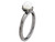 Freshwater Cultured Pearl Ring in Ruthenium Black Plated Sterling Silver - 68QGG0751PF-8