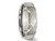 Mens Titanium Criss Cross 6mm Brushed and Polished Wedding Band Ring - 28QGG0192GM-12