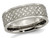 Mens Titanium Weave 8mm Polished Wedding Band Ring - 28QGG0199GF-13