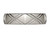 Mens Titanium Criss Cross 6mm Brushed and Polished Wedding Band Ring - 28QGG0192GM-13