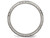 Mens Titanium Criss Cross 6mm Brushed and Polished Wedding Band Ring - 28QGG0192GM-13