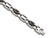 Mens Stainless Steel Black Carbon Fiber Link Bracelet (8.50 Inch) - 85QGG01830