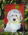 Caroline's Treasures LH9351-FLAG-PARENT Old English Sheepdog Red  Green Snowflakes Holiday Christmas Flag, , multicolor - LH9351GF