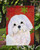 Caroline's Treasures SS4689-FLAG-PARENT Maltese Red and Green Snowflakes Holiday Christmas Flag, , multicolor - SS4689GF