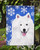 Caroline's Treasures SC9379-FLAG-PARENT American Eskimo Winter Snowflakes Holiday Flag, , multicolor - SC9379GF