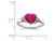 Lab-Created Ruby Heart Promise Ring in Sterling Silver - 68QGG6327CRU-7