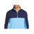 Club Room Men's Regular-Fit Colorblocked 1/4-Zip Sweatshirt Blue Size Large