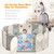 Costway Foldable Baby Playpen 16 Panel Activity Center Safety Play Yard
