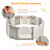 Costway Foldable Baby Playpen 16 Panel Activity Center Safety Play Yard