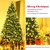 Costway 7Ft/7.5Ft/8Ft Pre-Lit PVC Christmas Tree Hinged 300/400/430 Lights - CM20640