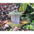 7.75" Sage Green, Blue, and Clear Pet Bird Lovers Collection Eco Beacon Bird Feeder In Recycled Plastic