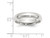 Ladies Comfort Fit 5mm Wedding Band Ring in Sterling Silver - 68QGG2050GF-5