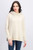 Style & Co Women's Lurex Cowl-Neck Sweater Light Beige Size Large