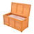 4' Squash Brown Rectangular Indoor Home Furniture Cushion Storage Box