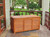 4' Squash Brown Rectangular Indoor Home Furniture Cushion Storage Box