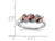 3/4 Carat (ctw) Three-Stone Garnet Ring in Sterling Silver - 68QGG0589GA-8
