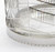 4" Silver Contemporary Christmas Cylindrical Votive Candle Holder