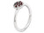 1/5 Carat (ctw) Natural Garnet Cluster Ring in Sterling Silver - 68QGG0321GA-7