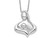 Maternal Bond Pendant Necklace in Sterling Silver with Chain
