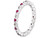 Lab-Created Ruby Ring 0.30 Carat (ctw) in Sterling Silver - 68QGG0538CRU-8