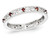 Garnet Eternity Band Ring 1/5 Carat (ctw) in Sterling Silver - 68QGG1482GA-10