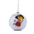 3.25" White and Red LED Lighted Dora the Explorer Christmas Ball Ornament