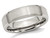 Mens Chisel 6mm Stainless Steel Beveled Comfort Fit Wedding Band Ring - 88QGG0010GF-12