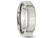 Mens Chisel 6mm Stainless Steel Beveled Comfort Fit Wedding Band Ring - 88QGG0010GF-12