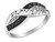 White and Black Diamond I Love You Promise Ring 1/10 Carat (ctw) in Sterling Silver - 68CHG008010-7