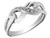 Infinity Promise Ring in 10K White Gold with Diamond Accent - 08JPG69928W-7