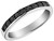 Black Diamond Stackable Ring in Sterling Silver - 68HEG11284-7