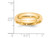 Ladies or Mens 14K Yellow Gold Comfort Fit 5mm Wedding Band Ring - 08QGG0050GM-6