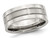 Mens Chisel 8mm Satin Stainless Steel Comfort Fit Wedding Band Ring - 88QGG0031GF-11.5