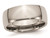 Mens Chisel 8mm Comfort Fit Titanium Wedding Band Ring - 28QGG0002GF-10.5
