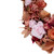 Roses and Wooden Flowers Artificial Spring Wreath - 12" - Unlit - Pink
