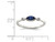 3/10 Carat (ctw) Lab-Created Sapphire Ring in Sterling Silver with White Topaz - 68QGG7065SA-8
