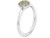 Ladies Natural Peridot Ring 1/5 Carat (ctw) in Sterling Silver - 68QGG0322PD-9