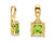 2.00 Carat (ctw) Natural Cushion-Cut Peridot Pendant Necklace in 14K Yellow Gold with Chain - 02QGG7062PD