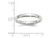 Ladies Comfort Fit 3mm Wedding Band Ring in Sterling Silver - 68QGG1030GF-8.5