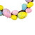 10" Pastel Pink, Yellow and Blue Floral Stem Easter Egg Spring Grapevine Wreath