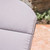 48.25" Gray Solid Outdoor Patio Adirondack Chair Cushion