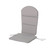 48.25" Gray Solid Outdoor Patio Adirondack Chair Cushion