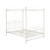 83.25" White Contemporary Queen Size Bed Frame