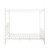 83.25" White Contemporary Queen Size Bed Frame