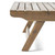 37" Brown Traditional Handcrafted Rectangular Outdoor Coffee Table