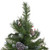9' Pre-Lit Medium Mixed Spruce Artificial Christmas Tree with Frosted Branches - Multicolor Lights